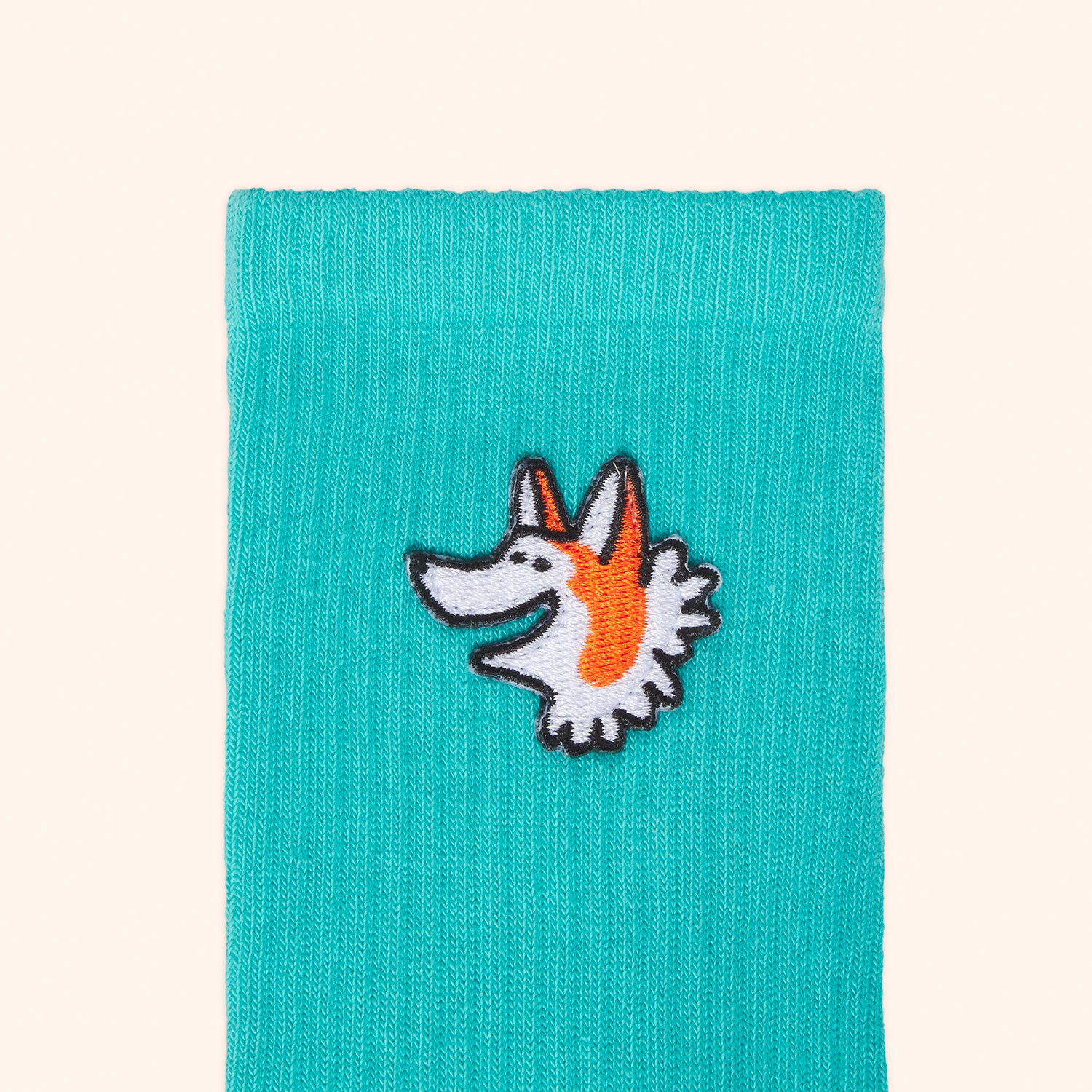 Chaussette fantaisie patch